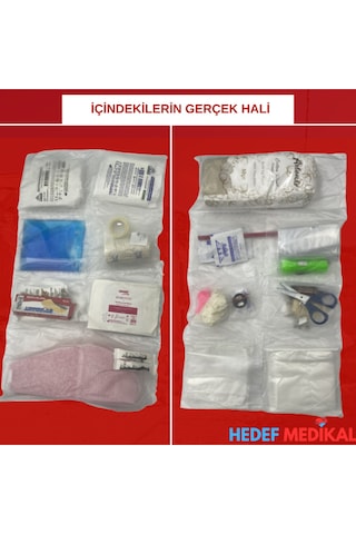 Deprem Çantası & İlk Yardım Seti 2 Kişilik Uzman Hazırlıklı Ve Hayatta Kalma Seti