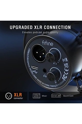 Fifine K688 Usb - Xlr Dinamik Yayıncı Youtuber Bilgisayar Oyuncu Stüdyo Mikrofonu