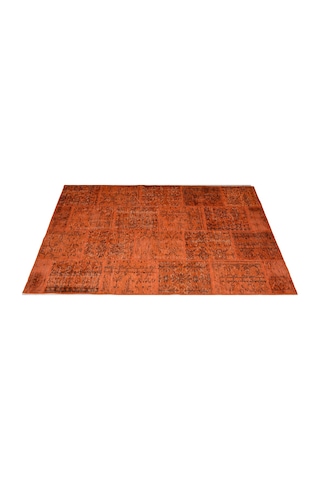 Patchwork El Dokuma Anadolu Halısı – Spring (424935546) Kiremit