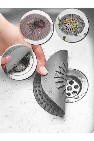Mithra Life Yuvarlak Silikon Süzgeçli Lavabo Tıpası Mıt1068