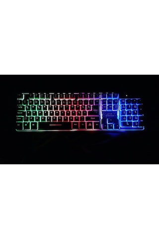 K9 Rgb Led Işıklı Oyuncu Klavyesi Gaming Klavye Switch Rainbow