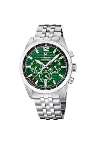 Festına F20742/5 Tımeless Chronograph Erkek Kol Saati Gümüş