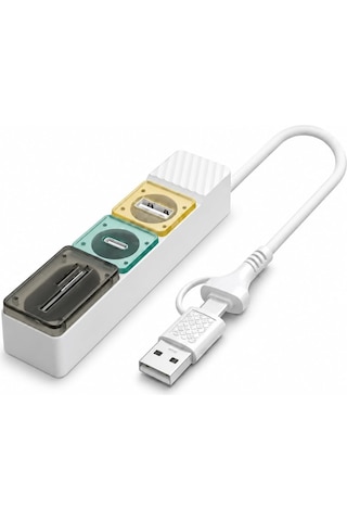 Usb Hub Type-c Usb 3.0 Çoklayıcı Sd Micro Sd Kart Okuyucu 5gbps Usb 3.2 Gen1