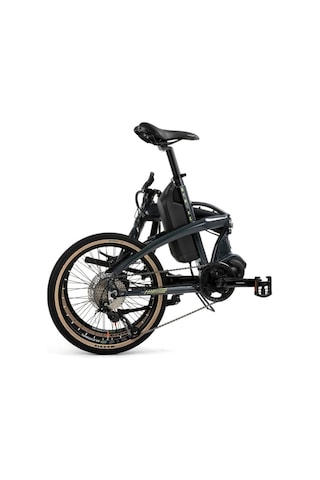 Bisan E-folding Strike 20" 9-vites Hd Katlanır Elektrikli Bisiklet Gri Siyah