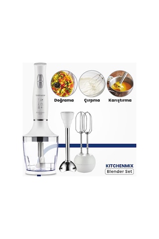 Goldmaster IN-6140 Kitchenmix 1000 W Blender Seti