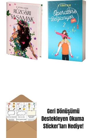 Rüzgârı Yaşamak Ciltli + Operatöre Bağlanıyorsunuz 2 + Okuma Sticker'ları