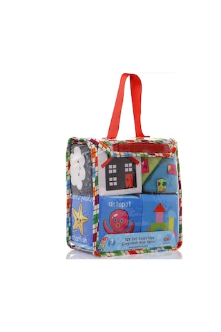 Sozzy Toys Çıngıraklı Renkli Küpler-B