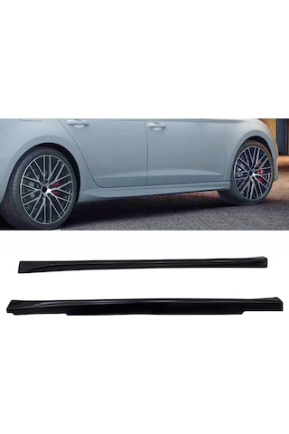 Seat İbiza 4 Kapı Aero Yan Marşpiyel Seti Mat Siyah Plastik 2 Adet 2008-2017