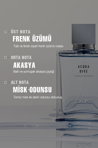 Dashu Acqua Dive Unisex Parfüm 50 ML