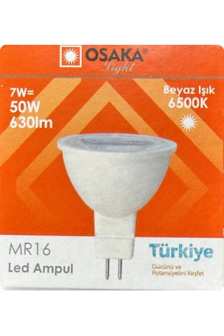 10 Adet Osaka 7w 50w Beyaz Işık 6500k G4 Duylu İğne Bacak Led Çanak Ampul