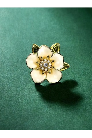 Olfil Broş-mini Çiçek Nazik Çiçeklenme 218504716 Altın Rengi