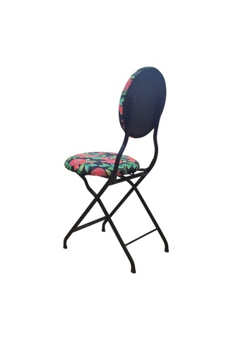Katlanabilir Nar Desenli Metal Sandalye