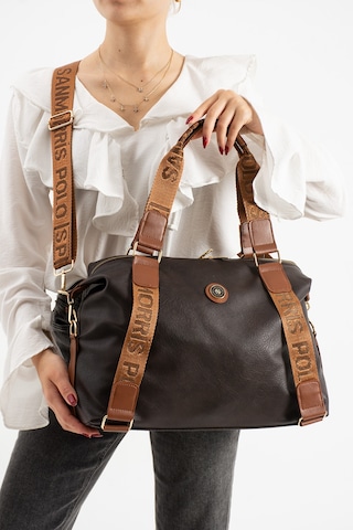 Sanmorris Ss 1432 Kadın Omuz Çantası Kol Çantası El Çantası Çapraz Çanta Kahverengi