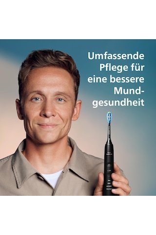 Philips Sonicare Diamondclean Smart 9400 Elektrikli Diş Fırçası, Uygulamalı Sonik Diş Fırçası, Basınç Sensörü, Fırça Başlığı Algılama, 4 Fırçalama Modu Ve 3 Yoğunluk Seviyesi, Siyah, Model Hx9917/89