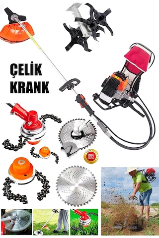 Staxx GT-14HPX Benzinli Çim Ot Çayır Biçme Sırt Tırpan Makinesi