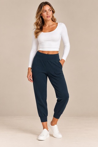Alexandergardi Yüksek Bel Cepli Jogger Pantolon Yeşil