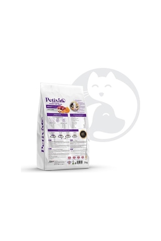 Petiva Pet-123 Kuzu Etli Yetişkin Kedi Maması 3 KG