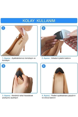 Active Team Topuk Vurma Önleyici Topuk Koruma Numara Küçültme Pedi