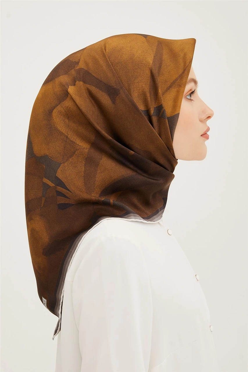 Armine Twill İpek Eşarp 23ya8953 57 Çok Renkli
