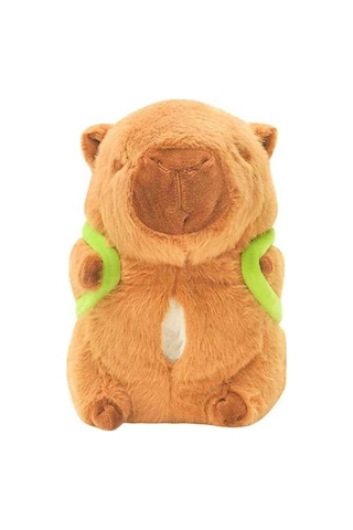 Createtech Suntek Peluş Capybara Araba Doku Çöp Kutusu Gs Çok Renkli