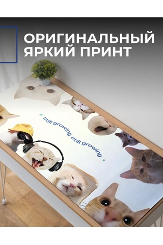 Posuta Büyük Fareler Ve İnceltilmiş Kedicikler Oyuncu Mouse Pad 387689101