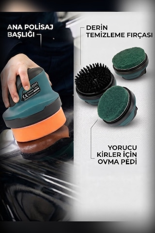Assur 4V Akülü Mini Zımpara Polisaj ve Parlatma Makinesi - 3014