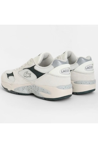Lacoste Storm 96 Lo Vintage Hakiki Deri Erkek Beyaz Sneaker Beyaz