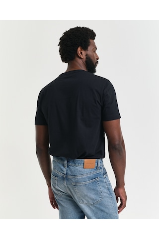 Gant Erkek T-shırt 2044017-005 Siyah