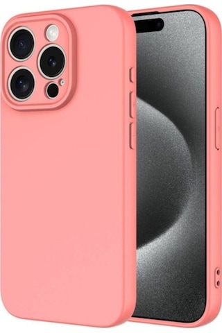 Apple Uyumlu iPhone 15 Pro Max Kılıf Zore Mara Lansman Kapak Pembe