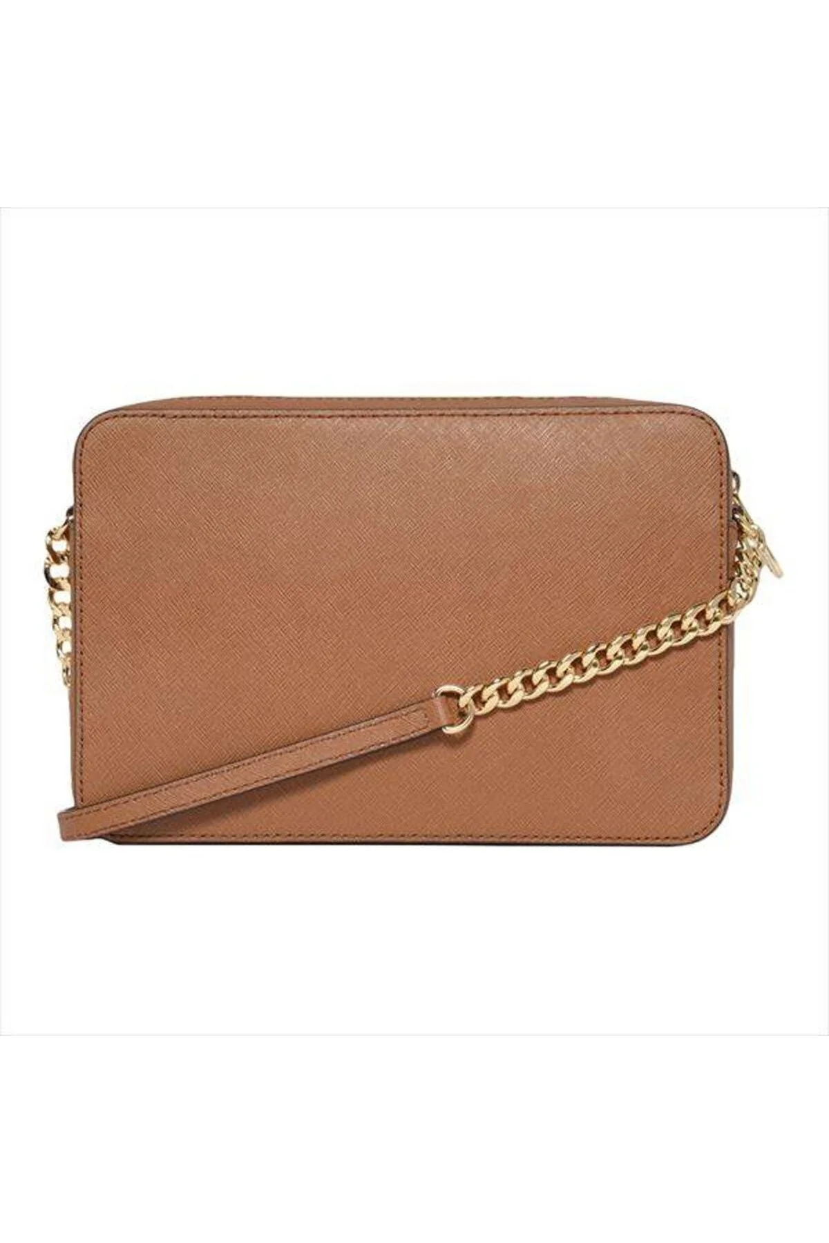 Michael Kors Kadın Jet Set Saffiano Deri Çapraz Omuz Çantası Mk-35t8gttc9l Taba