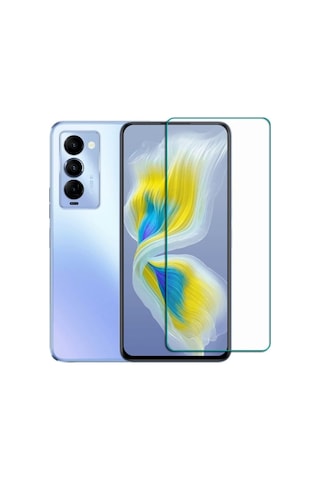 Tecno Camon 18 Kırılmaz Ekran Koruyucu Temperli Cam Tam Kaplayan Full Cam