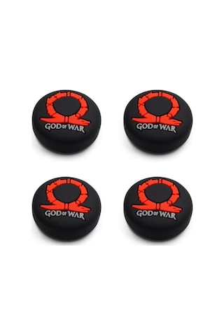 Desenli Sony Ps5/ps4/ps3 Analog Koruyucu Silikon Pad-god Of War