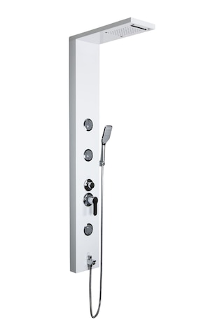 Sam Banyo Fırat Masajlı Duş Paneli Beyaz