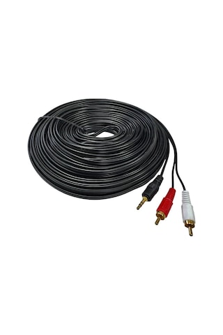 Multibox 2rca-3.5mm 20metre Stereo Aux Kablo Gold