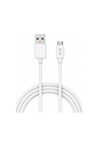 Exe Micro Usb Hızlı Şarj Ve Data Kablosu 3a 2 Metre Beyaz