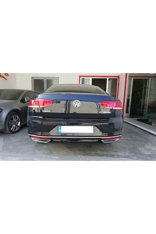 Volkswagen Passat B8 Krom Egzoz Çıkışı 2 Parça 2015 - 2018