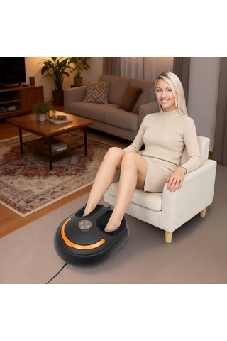 Isıtmalı Elektrikli Ayak Masajı, Shiatsu Yoğurma Masajı, Uzaktan Kumandalı Ayak Masajı Ve Plantar Fasiit İçin Lcd Ekran, Rahatlama Ve Rahatlama, 46 Ayakkabı Numarasına Kadar