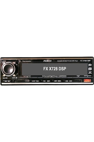 Foxx F X728 Dsp Oto Teyp Usb/tf/bt/aux/mp3/wma Oynatıcı/4 60w/kumanda/eq/3 Anfi Çıkışlı/app Kontrol