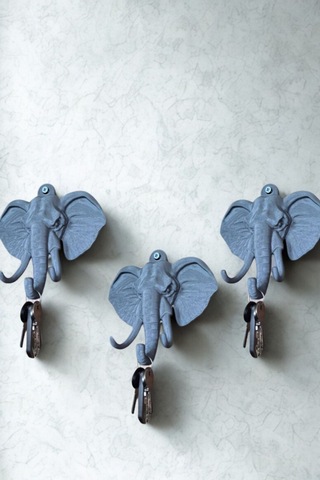 Oxyteez Fil Figürlü Bereket Biblosu Çok Renkli Renk Reçine Tasarım Ev Ve Ofis Dekorasyonu