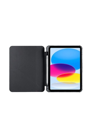 Cisteen Apple iPad Uyumlu 2022 10.9 10.nesil Kılıf Kalemlikli Standlı Sağlam Tablet Kılıfı Kapaklı Kılıf