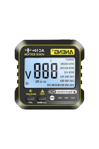 Trendooze Aneng Sesli Priz Test Cihazı: Çok Fonksiyonlu, Güvenlik Koruma, 220v Ev Ve Pro Kullanım