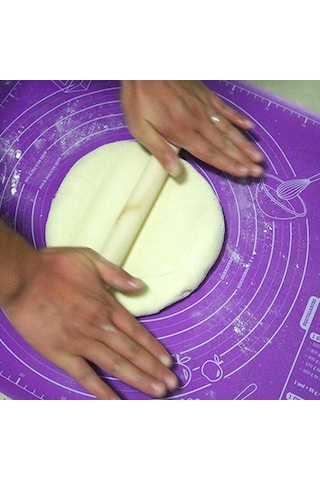 Jms Silikon Fırın Tepsisi Pedi Pişirme Mat Yapışmaz Ölçekli Pasta Aracı