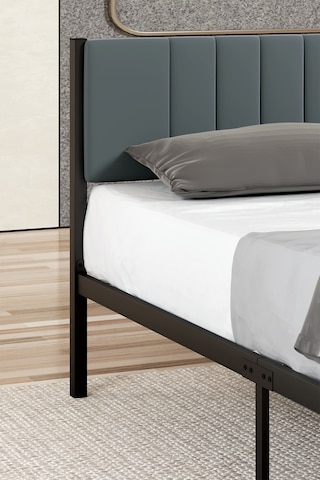 Lotus Metal Karyola 140x200 Cm Antrasit Renk 140 x 200 CM