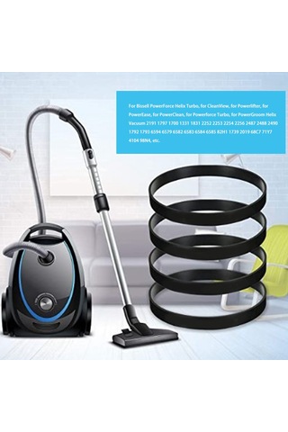 Yunboo Bissell Powerforce Helix İçin 2 Adet Kauçuk Vakum Belti, 3031120 Modeli, Kolay Kurulum, Sürekli Performans Sağlar