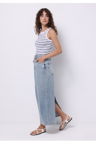 Colin's Colins Slim Fit Düz Fermuarlı Kadın Açik Mavi Etek Cl1075465 Q1.v1 Dn44404 Denim
