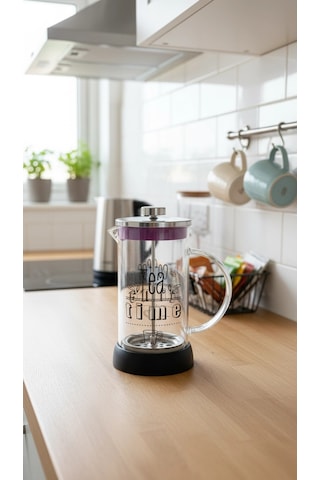French Press - Filtre Kahve Ve Bitki Çayı Demliği 600 Ml Siyah Çok Renkli French Press - Filtre Kahve Ve Bitki Çayı Demliği 600 Ml Siyah Çok Renkli