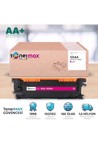 Hp 504a Ce253a Kırmızı Uyumlu Toner Aa Plus / Color Laserjet Cp3525 / Cm3530