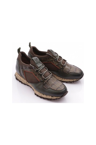 Dgn 5105 Erkek Bağcikli Sneakers Ayakkabi Haki