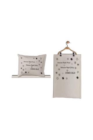 Pia Baby Gl 1950-02 İsme Özel Beşli Tulum Set Krem