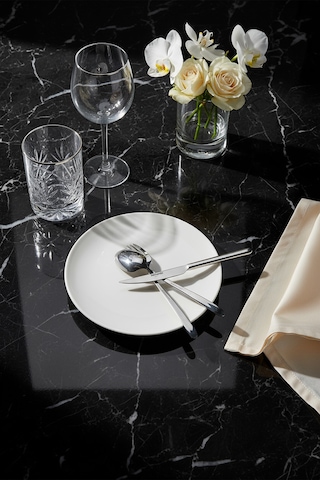 Bernardo Glare 36 Parça 6 Kişilik Çatal Kaşık Bıçak Takımı GÜmüş